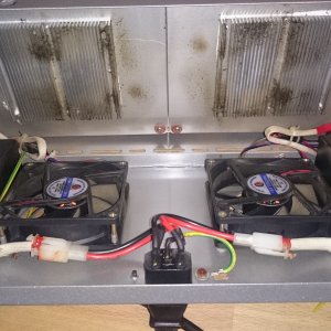 LED light inside shot