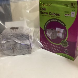 I’m using these gro-med cubes to keep tap root in check, increase airflow and root mass before replanting.