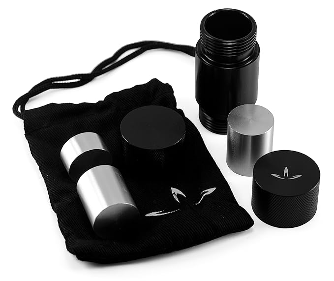 Anodized Aerospace Aluminum Press With 3 Metal Dowel Rods by Interplanetary Development